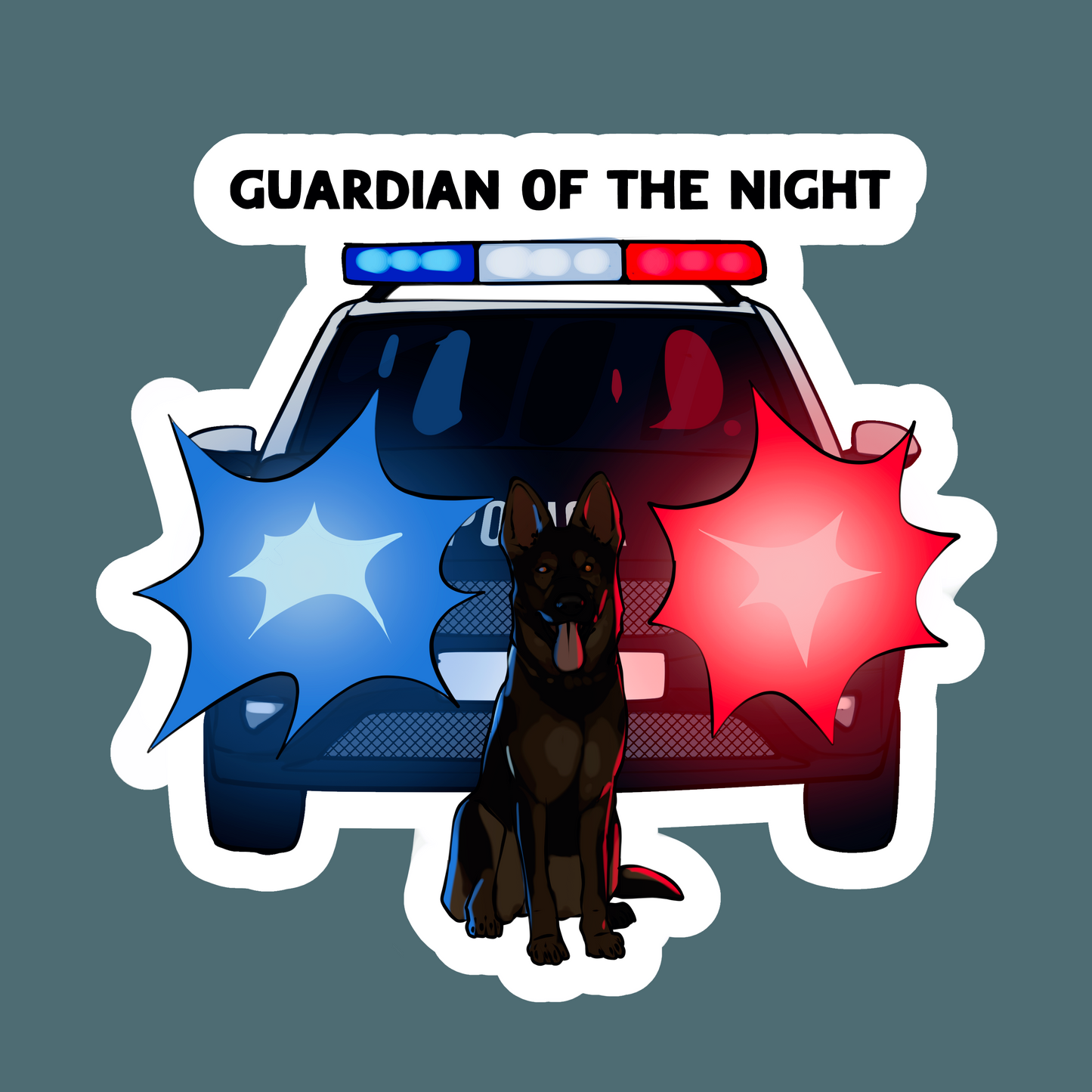 Autocollant Gardien de la nuit