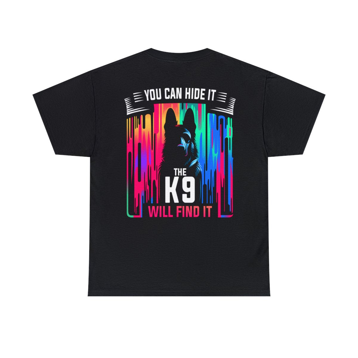 T-shirt Cache-le, K9 le trouvera