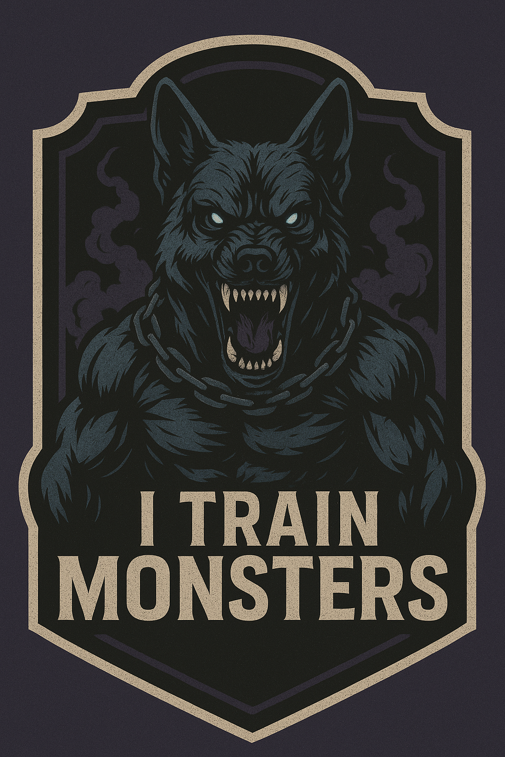 I Train Monster Sticker