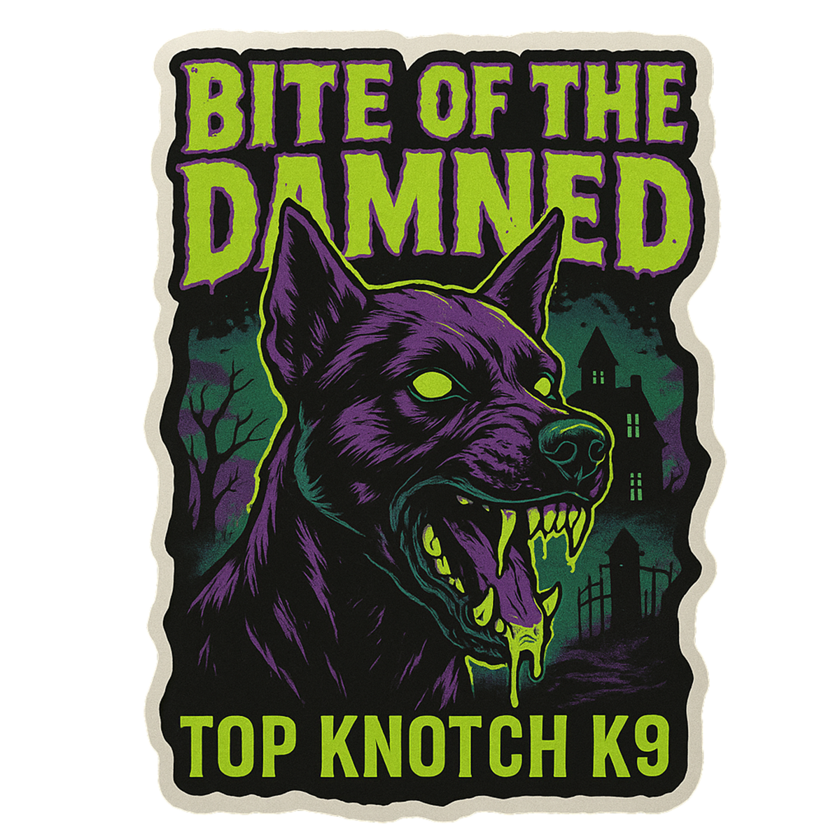 Bite Of The Damned Sticker