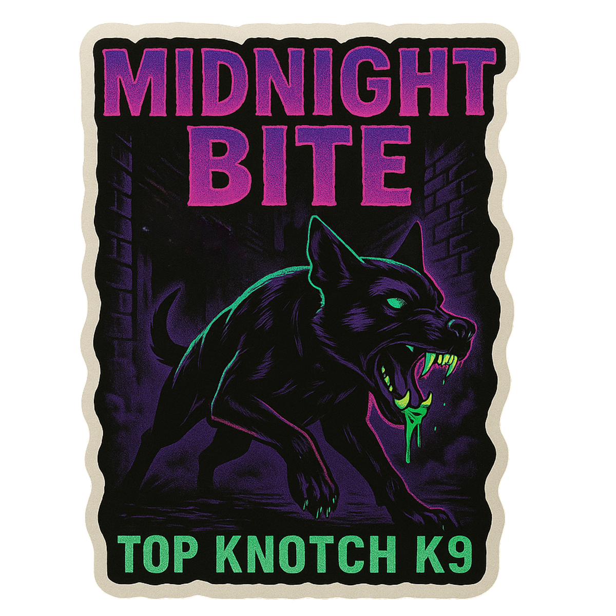 Midnight Bite Sticker