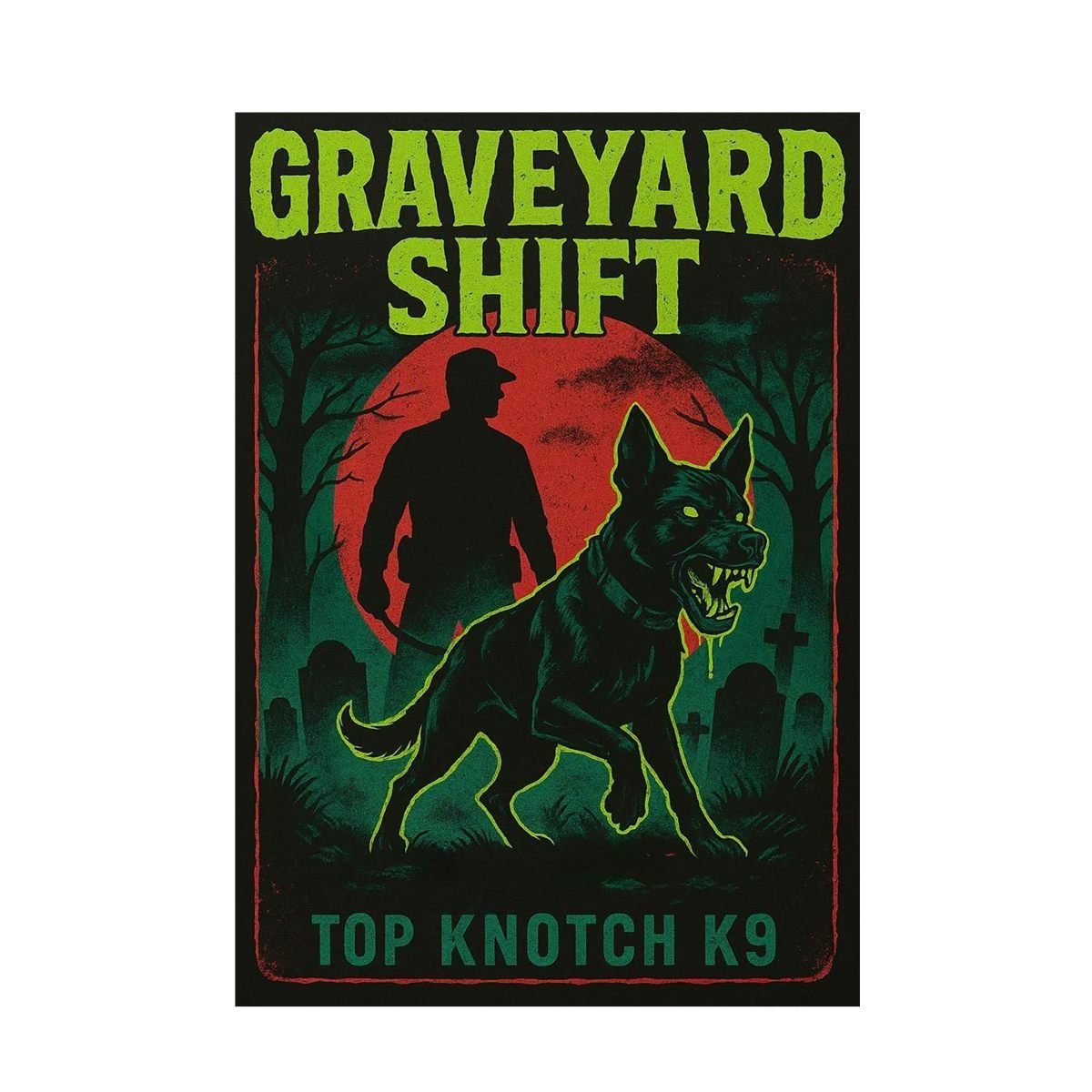 Graveyard Shift Sticker