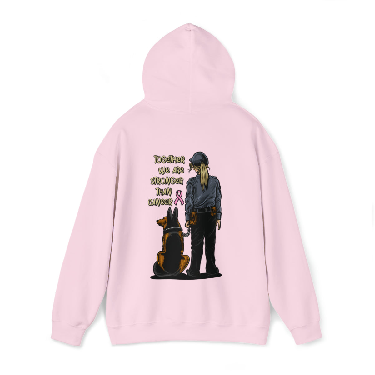 Brustkrebs-Bewusstseins-Hoodie (Gemeinsam sind wir stärker)