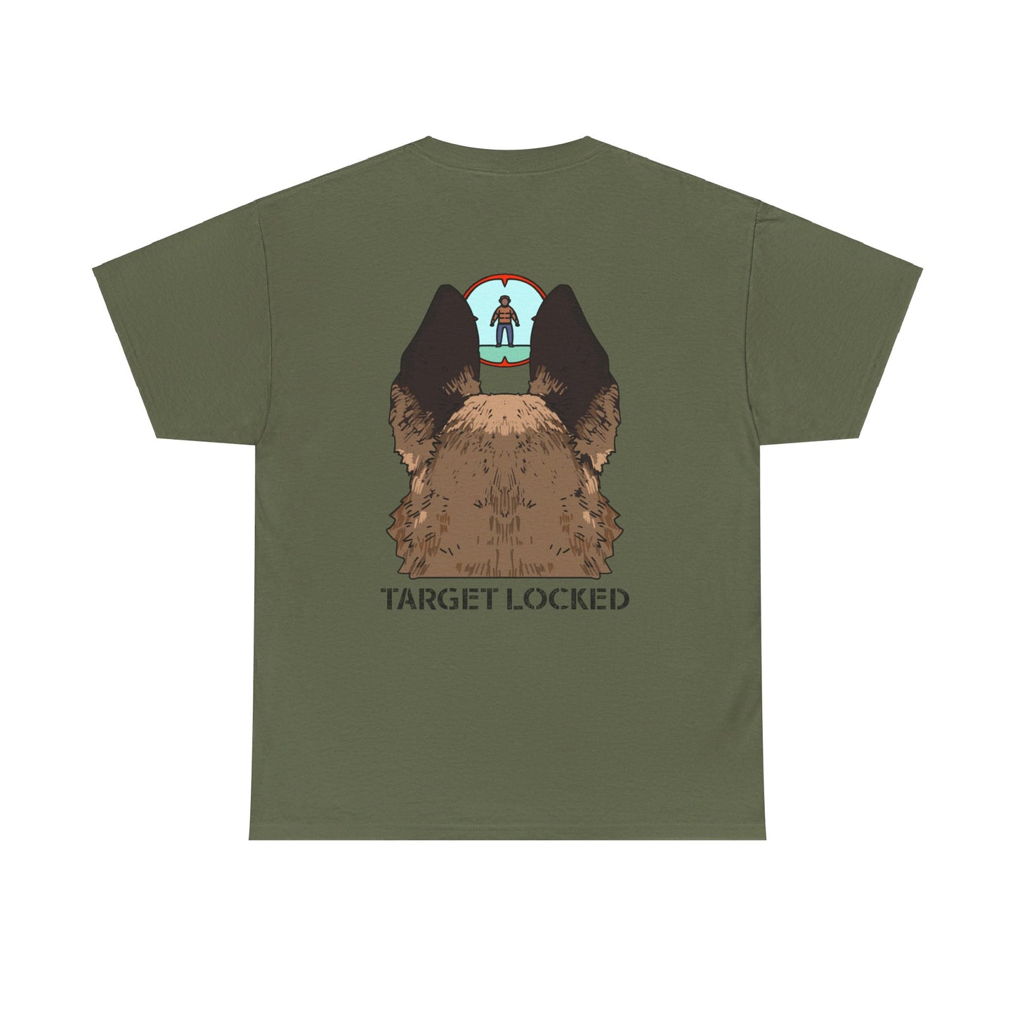 T-shirt avec cible verrouillée