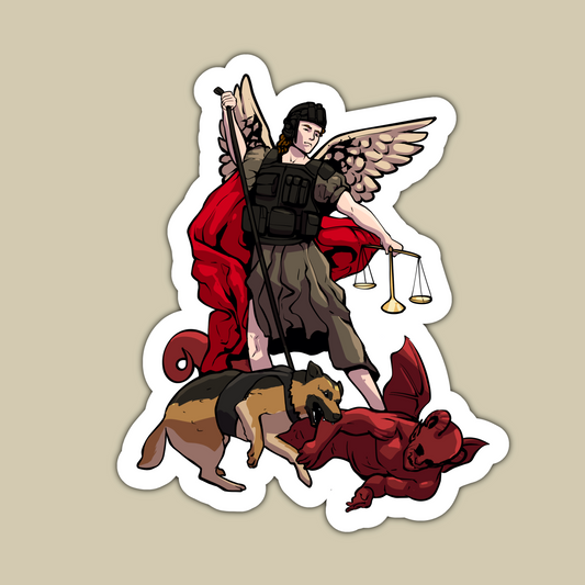 St. Michael Handler Sticker