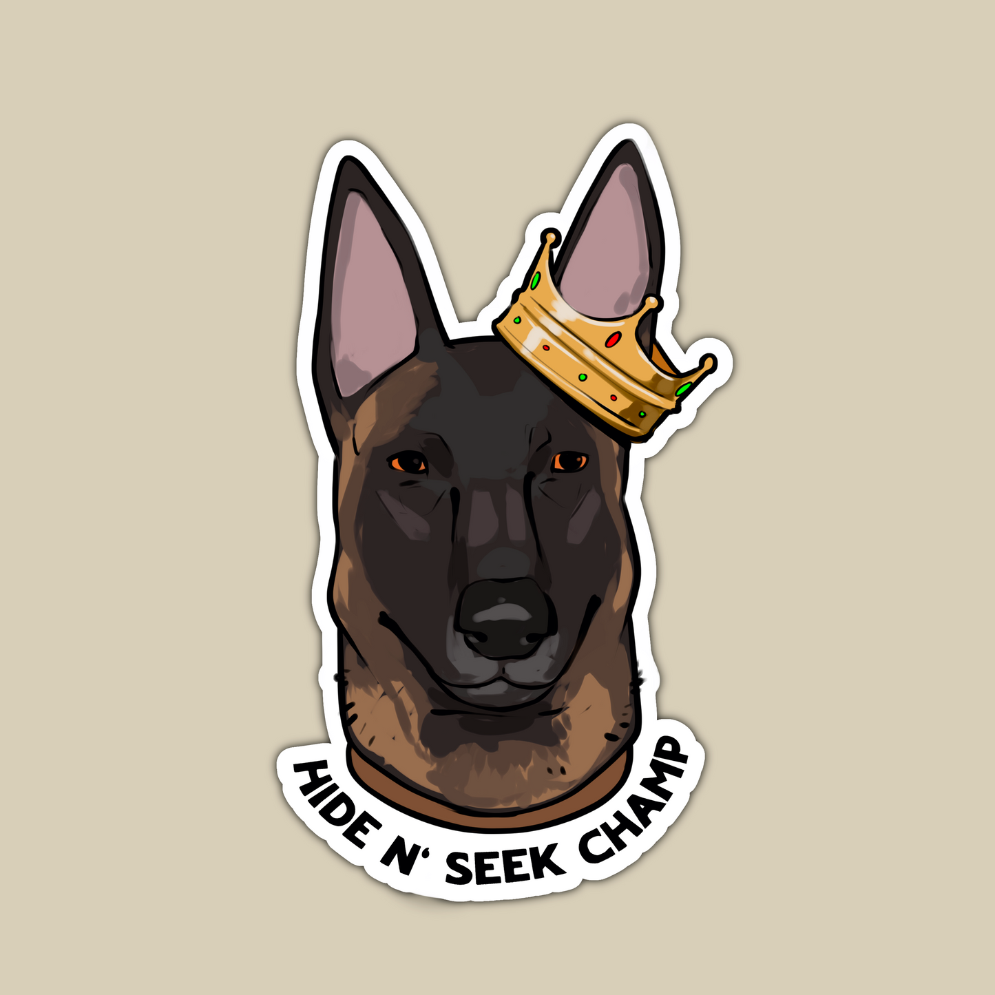 Hide n' Seek Champ Sticker