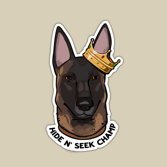 Hide n' Seek Champ Sticker