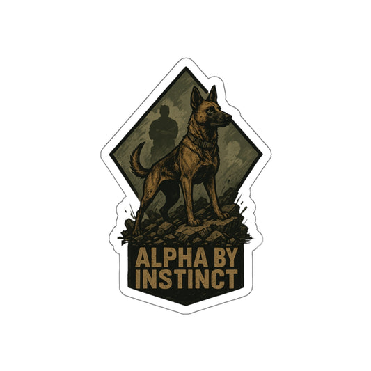 Alpha by Instinct Sticker