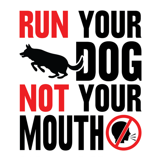 Run Your Dog Sticker