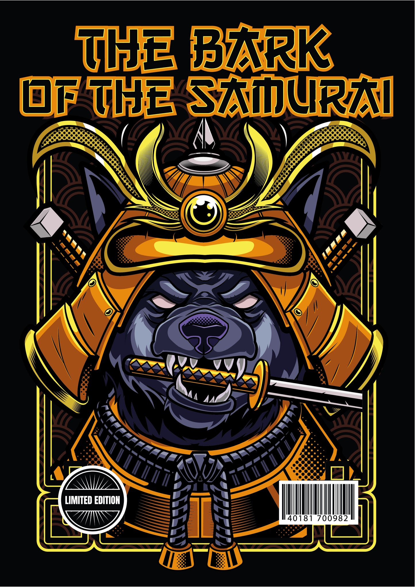 Bark Of The Samurai Sticker