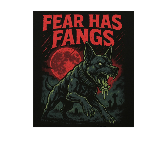 Fear Has Fangs Sticker