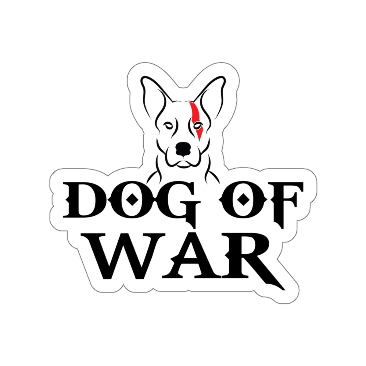 Dog of War Sticker