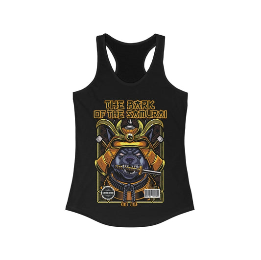 Bark Of The Samurai Racerback Tank