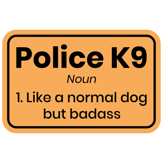 Police Noun Sticker